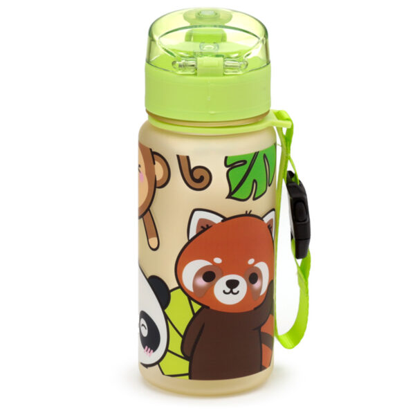 350ml Shatterproof Pop Top Children's Water Bottle - Adoramals Wild - Image 6
