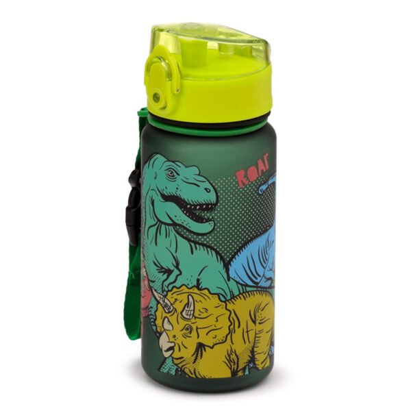 350ml Shatterproof Pop Top Children's Water Bottle - Dinosauria - Image 4