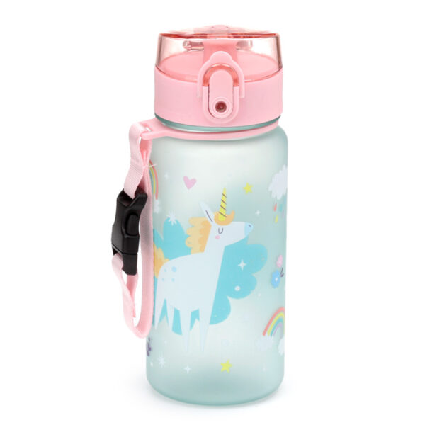 350ml Shatterproof Pop Top Children's Water Bottle - Unicorn Magic - Image 3