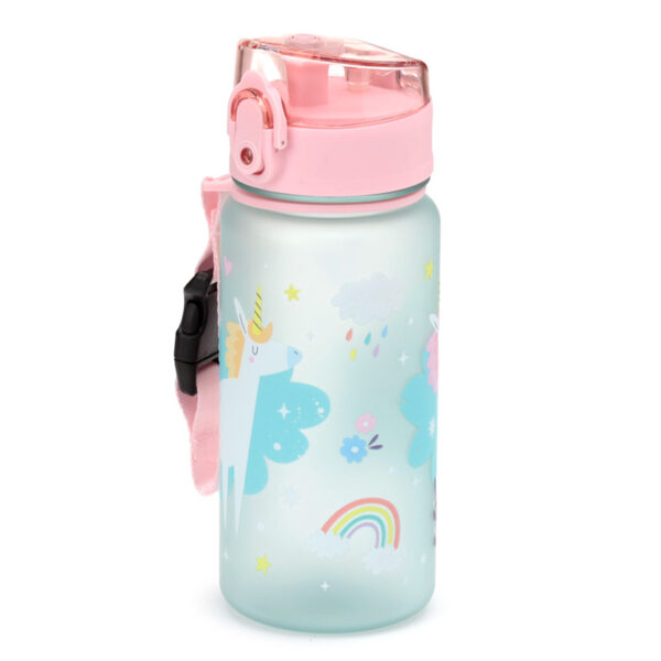 350ml Shatterproof Pop Top Children's Water Bottle - Unicorn Magic - Image 4