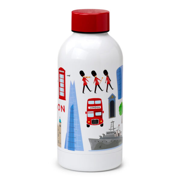 Reusable Insulated Drinks Bottle 350ml - London Souvenir - Image 4