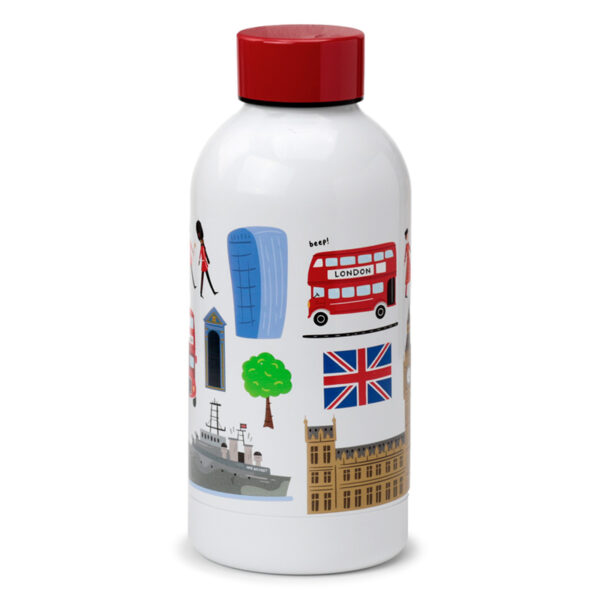 Reusable Insulated Drinks Bottle 350ml - London Souvenir - Image 5