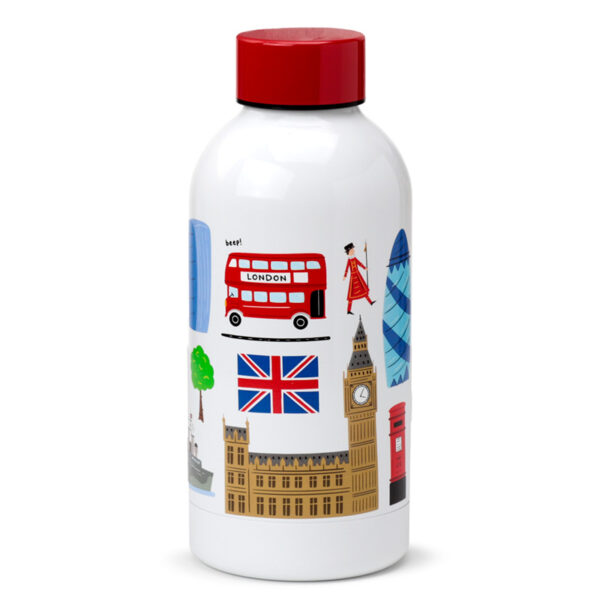 Reusable Insulated Drinks Bottle 350ml - London Souvenir - Image 6