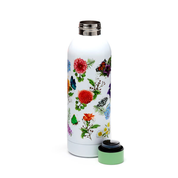 Reusable Insulated Drinks Bottle 530ml - Butterfly Meadows - Image 2