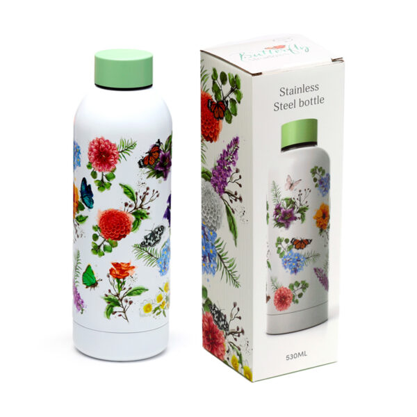 Reusable Insulated Drinks Bottle 530ml - Butterfly Meadows - Image 9