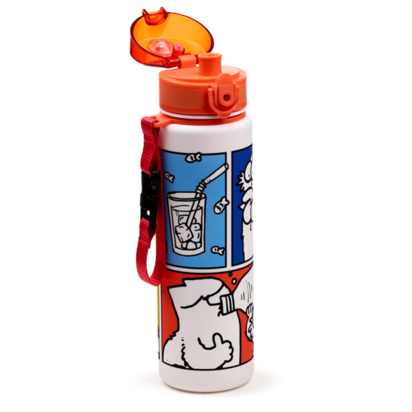 600ml Shatterproof Pop Top Water Bottle - Simon's Cat 2024 - Image 2