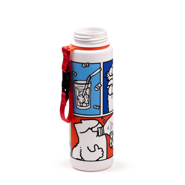 600ml Shatterproof Pop Top Water Bottle - Simon's Cat 2024 - Image 3