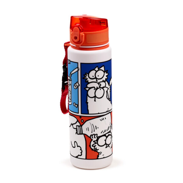 600ml Shatterproof Pop Top Water Bottle - Simon's Cat 2024 - Image 4