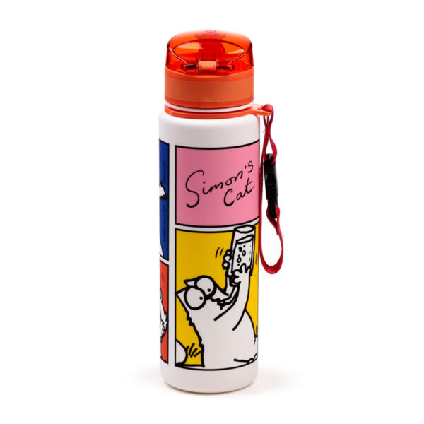 600ml Shatterproof Pop Top Water Bottle - Simon's Cat 2024 - Image 5