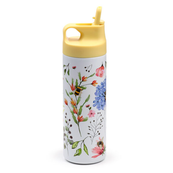 Reusable Insulated Flip Top Drinks Bottle 500ml - Nectar Meadows - Image 6