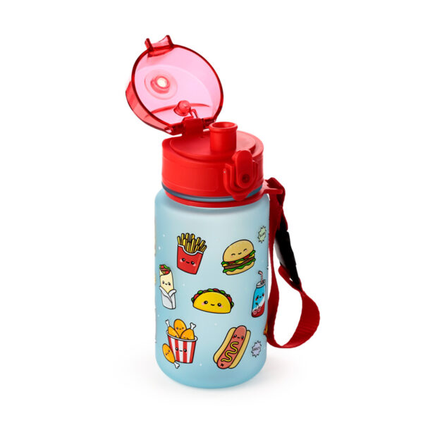 350ml Shatterproof Pop Top Children's Water Bottle - Foodiemals - Image 2