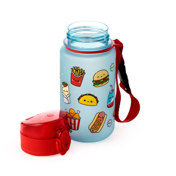 350ml Shatterproof Pop Top Children's Water Bottle - Foodiemals - Image 3
