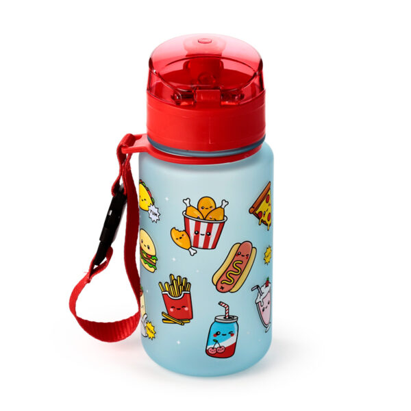 350ml Shatterproof Pop Top Children's Water Bottle - Foodiemals - Image 6