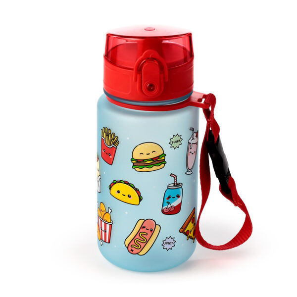 350ml Shatterproof Pop Top Children's Water Bottle - Foodiemals - Image 9
