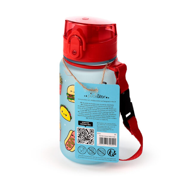 350ml Shatterproof Pop Top Children's Water Bottle - Foodiemals - Image 10