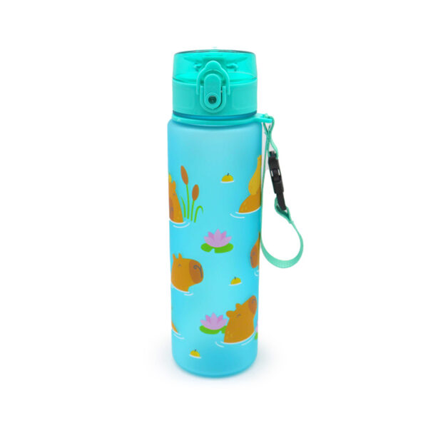 600ml Shatterproof Pop Top Water Bottle - Capybara