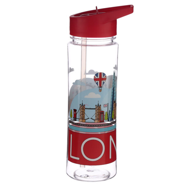 Reusable Water Bottle 550ml - London Panorama - Image 2