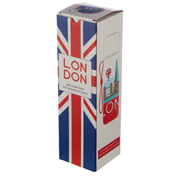 Reusable Insulated Drinks Bottle Digital Thermometer - London Icons - Image 5