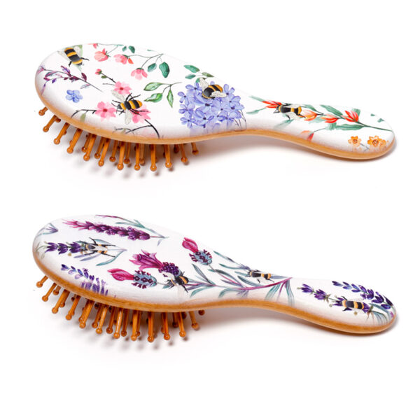 100% Bamboo Hair Brush - Nectar Meadows - Image 9