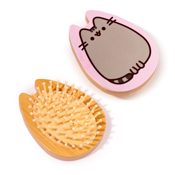 Bamboo Shaped Hair Brush - Pusheen the Cat - Image 2