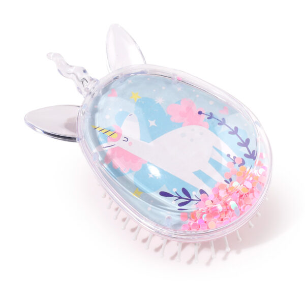 Glitter Shaped Hair Brush - Unicorn Magic - Image 5