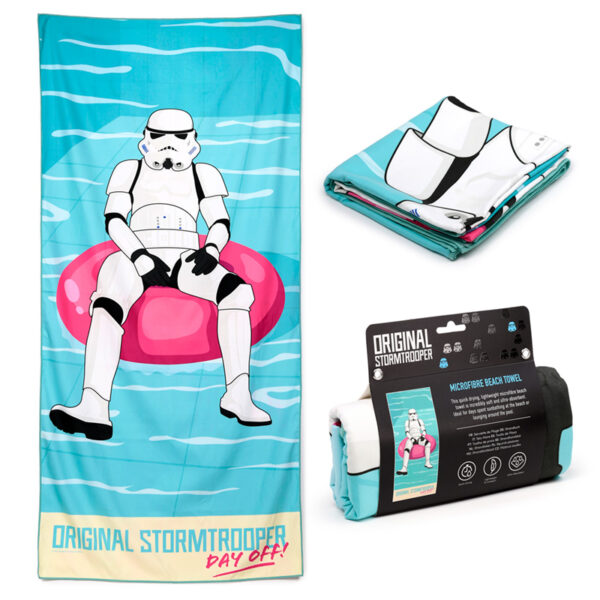 Microfibre Beach Towel - The Original Stormtrooper Pool Day Off - Image 9