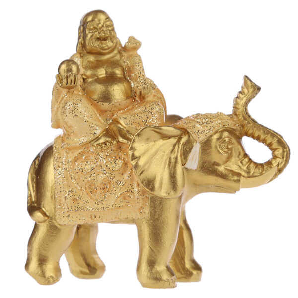 Fun Collectable Mini Lucky Buddha and Elephant - Image 2