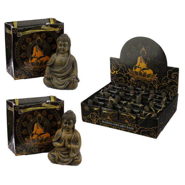 Mini Thai Buddha Figurine in a Gift Bag - Image 5