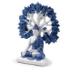Decorative White & Blue Thai Buddha - Tree of Life - Image 3