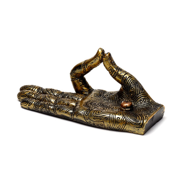 Ashcatcher Incense Stick Burner - Henna Buddha Hand - Image 4