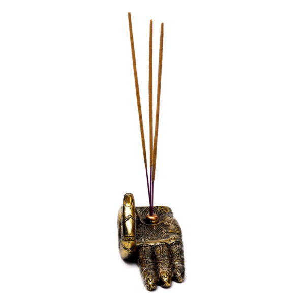 Ashcatcher Incense Stick Burner - Henna Buddha Hand - Image 7