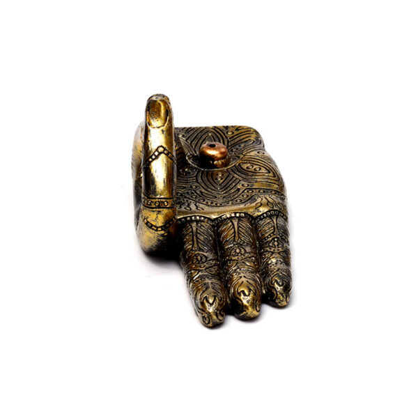 Ashcatcher Incense Stick Burner - Henna Buddha Hand - Image 8