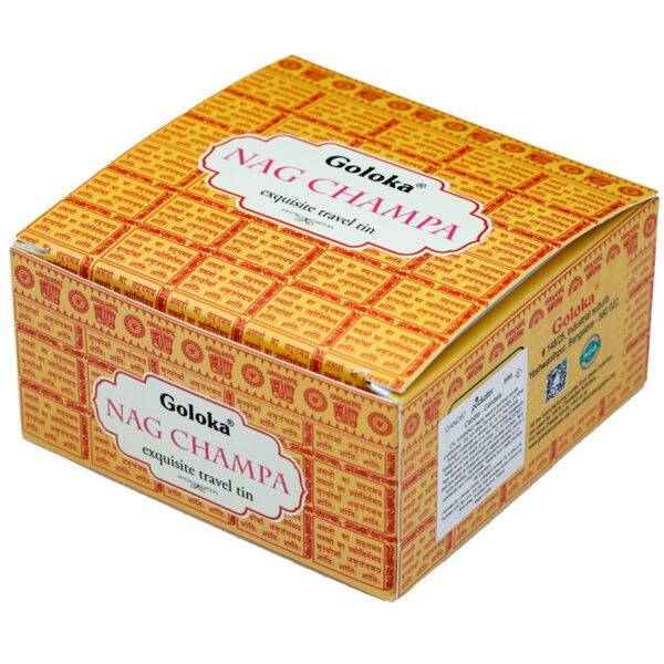 Goloka Wax Candle Tin - Nag Champa - Image 4