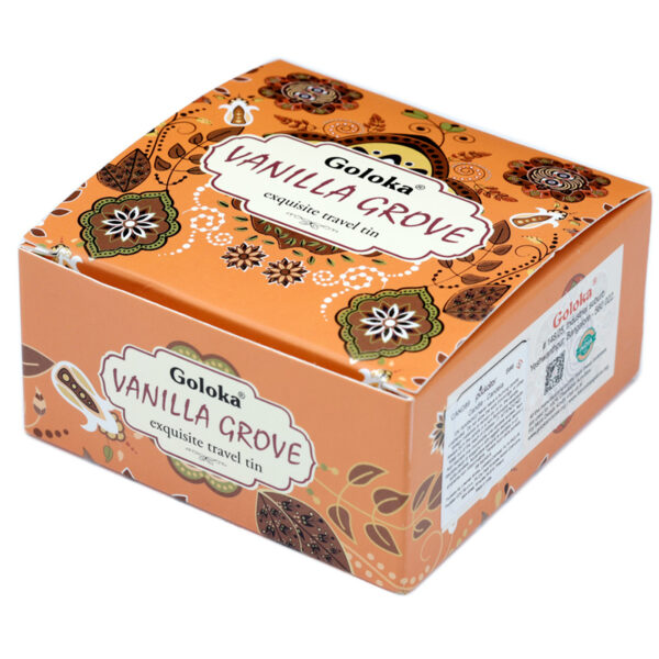 Goloka Wax Candle Tin - Vanilla Grove - Image 4