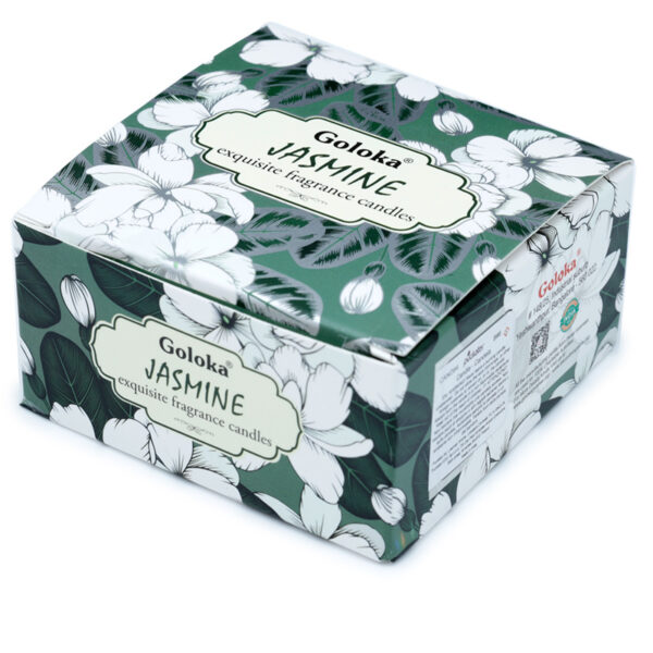 Goloka Wax Candle Tin - Jasmine - Image 4