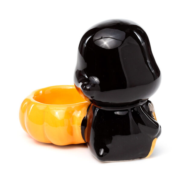 Ceramic Tea Light Candle Holder - Skull Boy - Image 6
