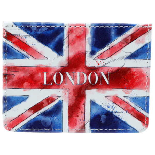 Contactless Protection Fabric Card Holder Wallet - London Tour - Image 5