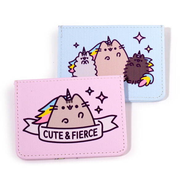 Contactless Protection Fabric Card Holder Wallet - Pusheen the Cat - Image 2
