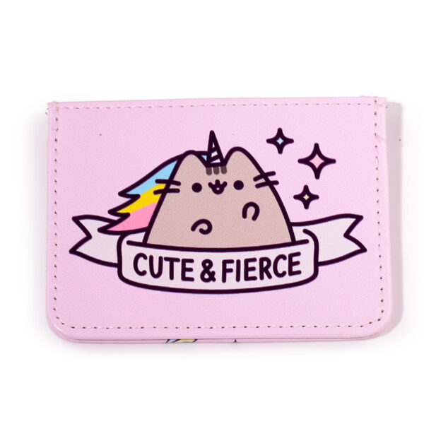 Contactless Protection Fabric Card Holder Wallet - Pusheen the Cat - Image 4