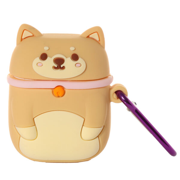 Wireless Earphone Silicone Case Cover - Shiba Inu Dog (Cover Only) - Image 3