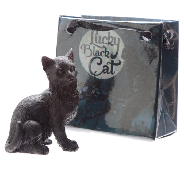 Collectable Lucky Cat Figurine in Mini Gift Bag - Image 2