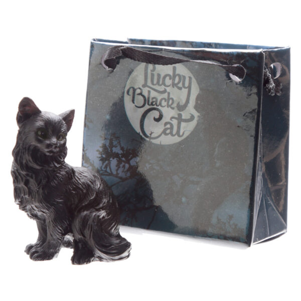 Collectable Lucky Cat Figurine in Mini Gift Bag - Image 3