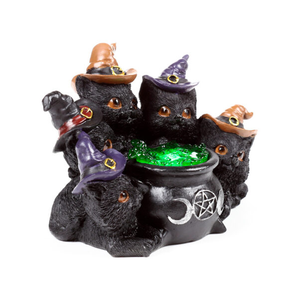 Witches LED Cat - Bubbling Cauldron - Image 9