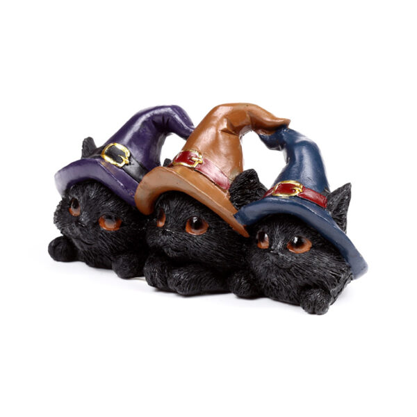 Witches Cat - Trio in Witches Hats - Image 3