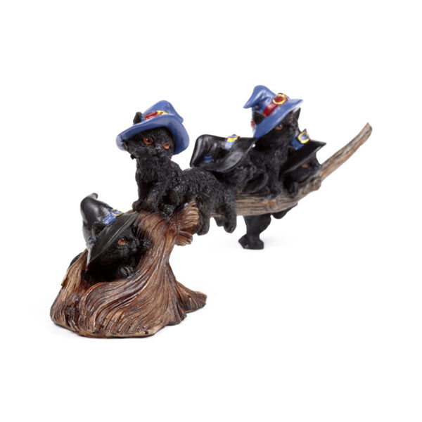 Witches Cat - Playing on Broomstick - Image 8
