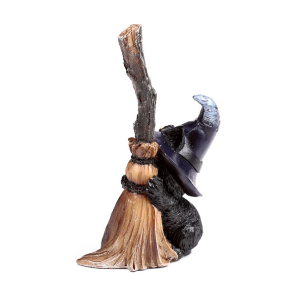 Witches Cat - Holding Broomstick - Image 4