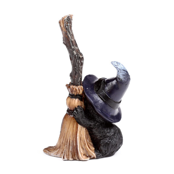 Witches Cat - Holding Broomstick - Image 6