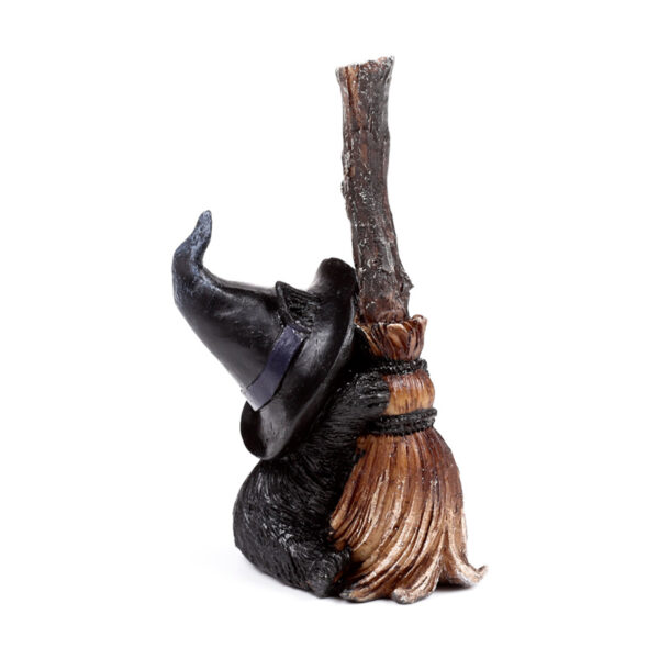 Witches Cat - Holding Broomstick - Image 9