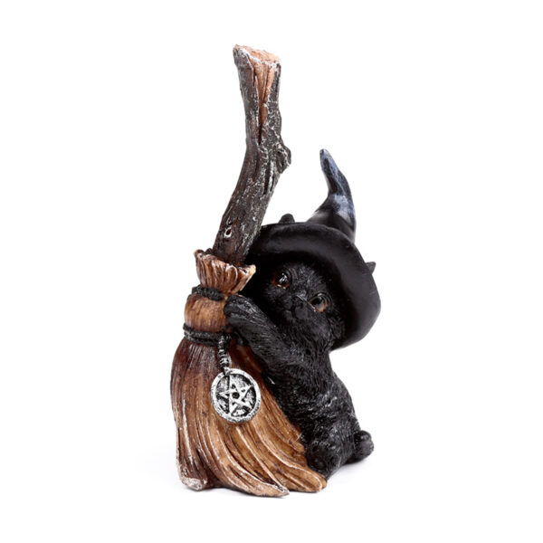 Witches Cat - Holding Broomstick - Image 11
