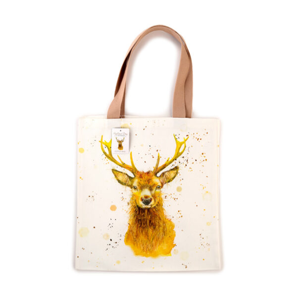 Tote Shopping Bag - Jan Pashley Stag - Image 2